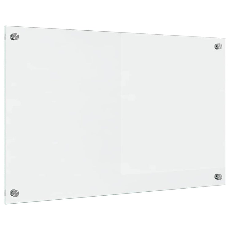 Vidaxl keukenachterwand transparant 80 x 50 cm gehard glas
