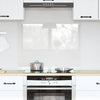 Vidaxl keuken achterwand doorzichtig 80 x 60 cm gehard glas