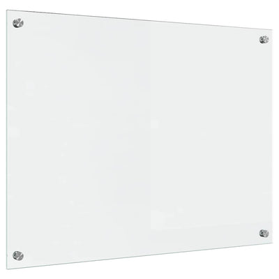 Vidaxl keukenachterwand transparant 80 x 60 cm gehard glas
