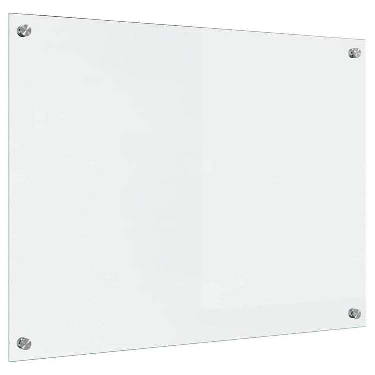 Vidaxl keukenachterwand transparant 80 x 60 cm gehard glas