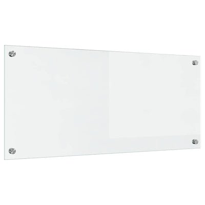 Vidaxl keukenachterwand transparant 90 x 40 cm gehard glas