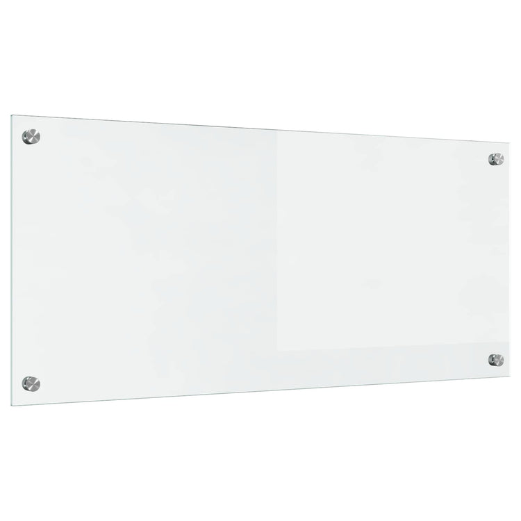 Vidaxl keukenachterwand transparant 90 x 40 cm gehard glas