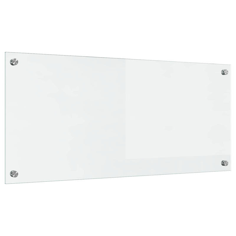 Vidaxl keuken achterwand doorzichtig 90 x 40 cm gehard glas