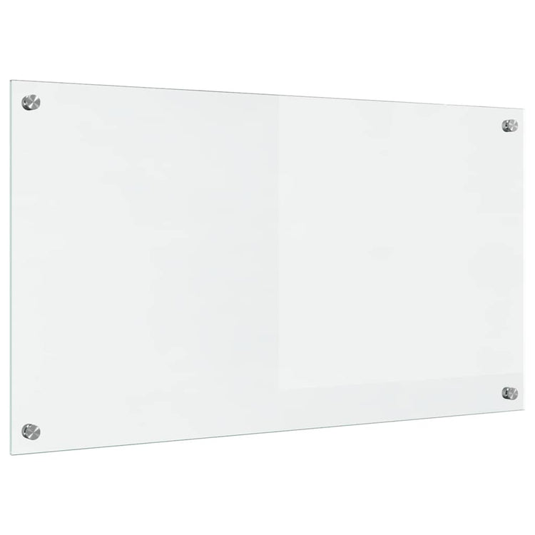 Vidaxl keukenachterwand transparant 90 x 50 cm gehard glas