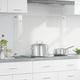 Vidaxl keukenachterwand transparant 90 x 60 cm gehard glas