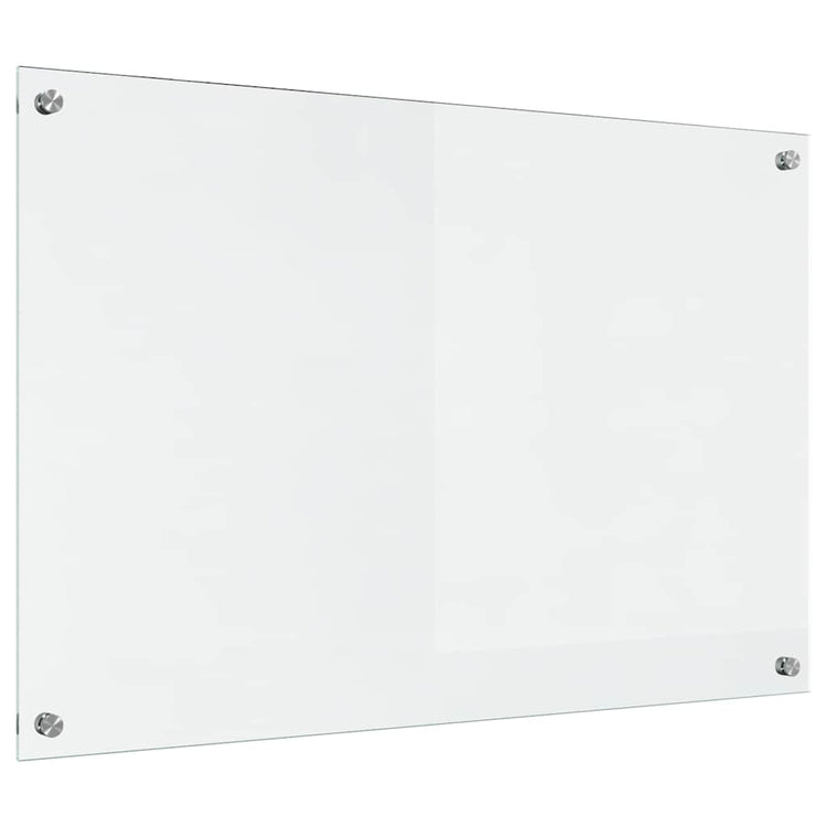 Vidaxl keukenachterwand transparant 90 x 60 cm gehard glas