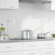 Vidaxl keukenachterwand transparant 100 x 40 cm gehard glas