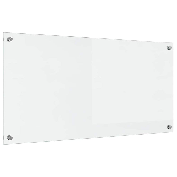 Vidaxl keukenachterwand transparant 100 x 50 cm gehard glas