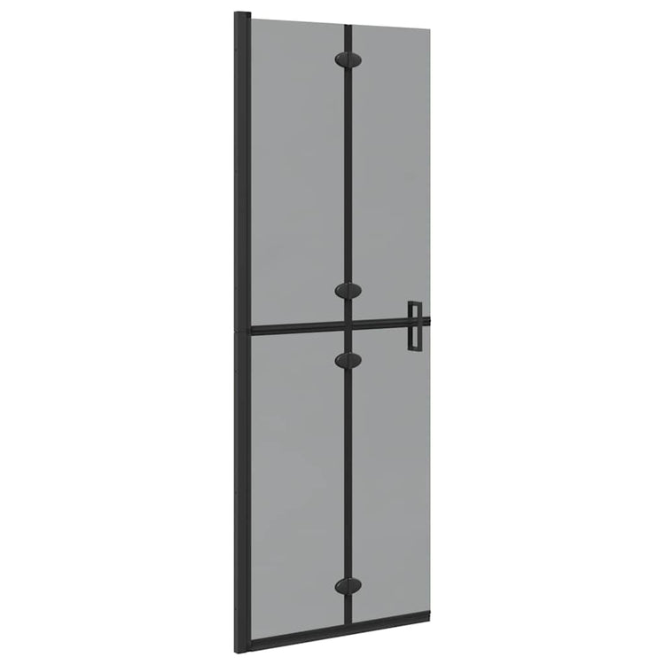 Vidaxl inloopdouchewand zwart 70 x 6,5 x 190 cm