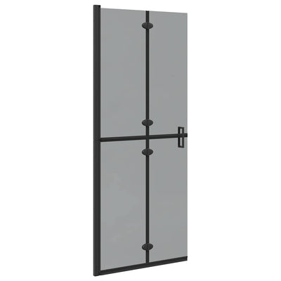 Vidaxl inloopdouchewand zwart 90 x 6.5 x 190 cm