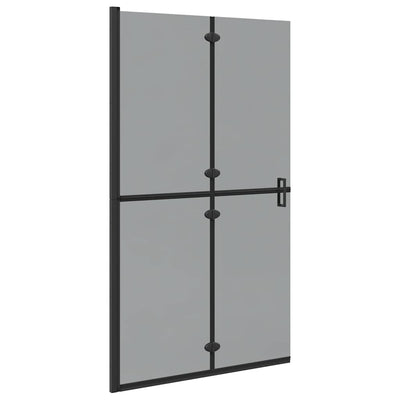Vidaxl inloopdouchewand zwart 90 x 6.5 x 190 cm