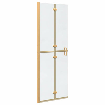 Vidaxl inloopdouchewand goud 90 x 6.5 x 190 cm