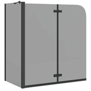 Vidaxl douche omhulsel zwart 120 x 68 x 130 cm esg-glas en aluminium - afbeelding 2