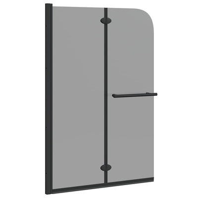 Vidaxl douche omhulsel zwart 120 x 140 cm esg-glas en aluminium