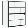 Vidaxl bad douchescreen zwart en transparant 116 x 68 x 128 cm