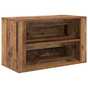 Vidaxl schoenenrek 75 x 35 x 45 cm bewerkt hout oud hout - afbeelding 2