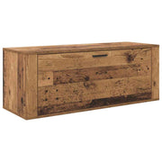 Vidaxl schoenenkast 100 x 35 x 38 cm bewerkt hout oud hout - afbeelding 2