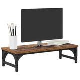 Vidaxl monitor stand oud hout 55 x 23 x 14 cm bewerkt hout - afbeelding 3