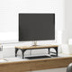 Vidaxl monitor stand artisanaal eiken 55 x 23 x 14 cm bewerkt hout