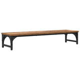 Vidaxl monitor stand oud hout 85 x 23 x 15,5 cm bewerkt hout - afbeelding 2