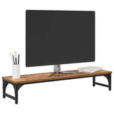 Vidaxl monitor stand oud hout 85 x 23 x 15,5 cm bewerkt hout - afbeelding 3