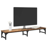 Vidaxl monitor stand oud hout 105 x 23 x 15,5 cm bewerkt hout - afbeelding 3