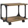 Vidaxl printerstand artisan eiken 41 x 28 x 33.5 cm bewerkt hout
