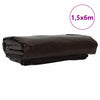 Vidaxl zeil 650g m² bruin 1,5 x 6 m canvas met pvc-coating