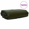 Vidaxl zeil 650g m² olijf groen 1 x 2,5 m canvas met pvc-coating
