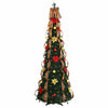 Vidaxl kunstkerstboom met 200 led met standaard groen 215 cm pvc