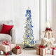 Vidaxl kunstkerstboom wit 120 cm pvc