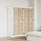 Vidaxl kastdeur 4 st naturel 170 x 39,5 cm massief grenenhout