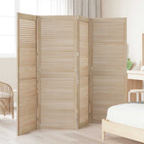 Vidaxl kastdeur 4 pcs naturel 170 x 2,1 x 59,5 cm massief grenenhout - afbeelding 3