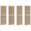 Vidaxl kastdeur 4 pcs naturel 170 x 2,1 x 59,5 cm massief grenenhout
