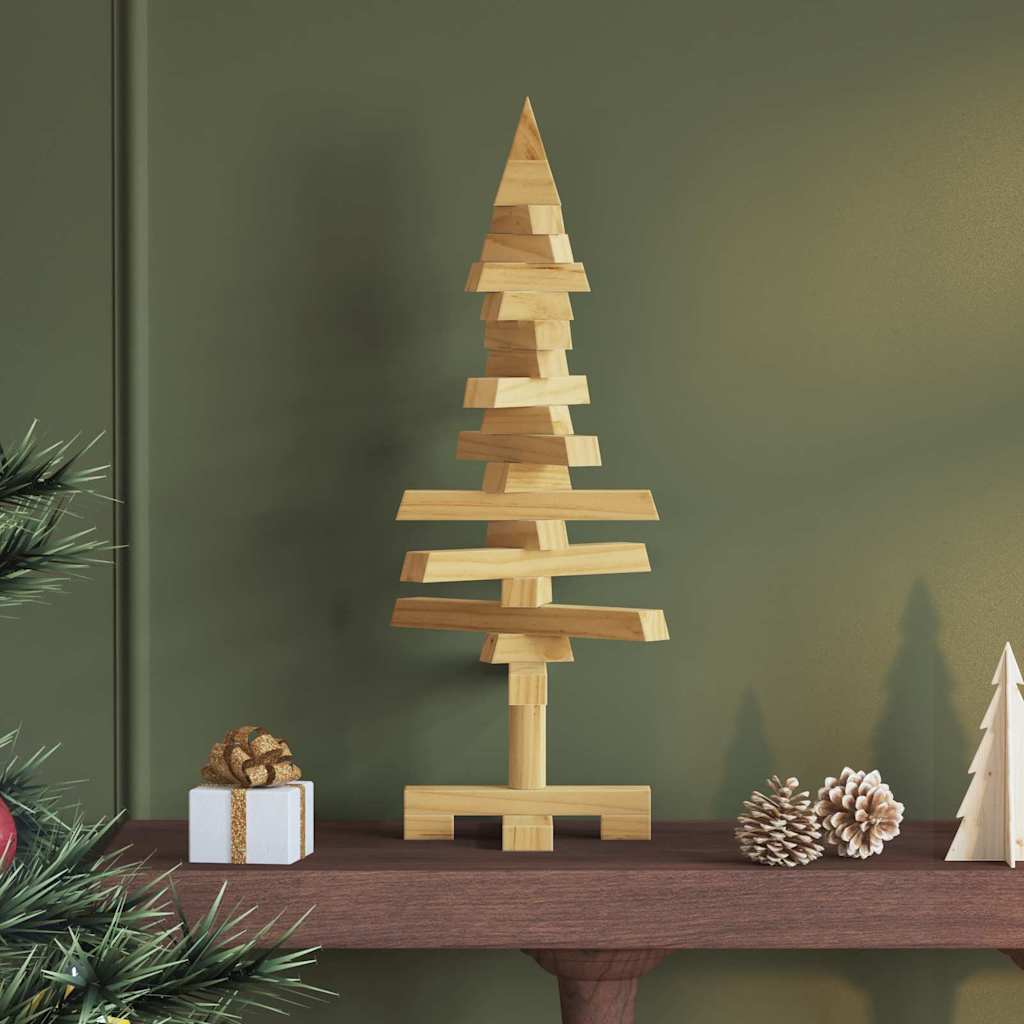 Vidaxl houten kerstboom kotka massief grenenhout
