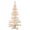 Vidaxl kerstbomen met standaard naturel 150 cm massief grenenhout