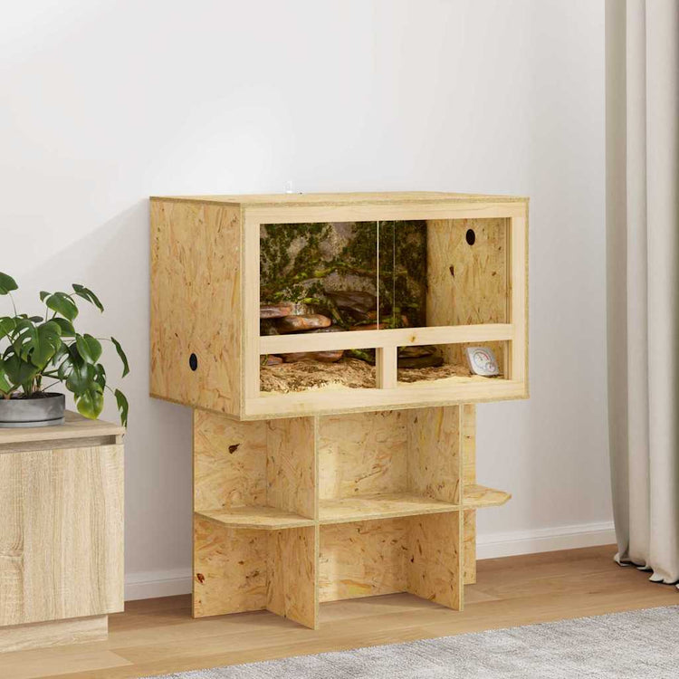 Vidaxl terrarium bruin 80 x 50 x 50 cm osb