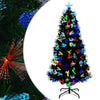 Vidaxl kunstkerstboom met 120 led met standaard groen 120 cm pvc