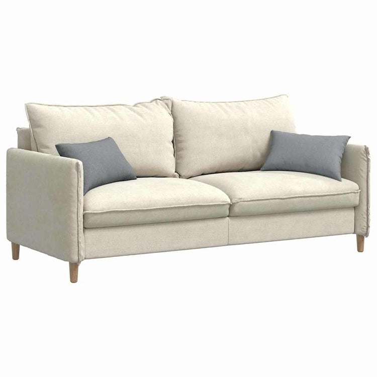 Vidaxl sofa kussens 2 st stof lichtgrijs 50 x 30 cm
