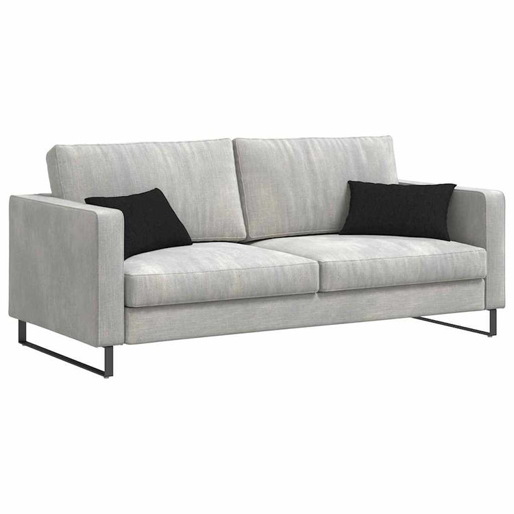 Vidaxl sofa kussens 2 st stof zwart 50 x 30 cm