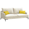 Vidaxl sofa kussens 2 pcs lichtgeel 50 x 30 cm stof