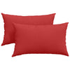 Vidaxl sofa kussens 2 pcs rood 50 x 30 cm stof