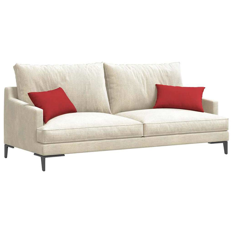 Vidaxl sofa kussens 2 st stof rood 50 x 30 cm
