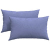 Vidaxl sofa kussens 2 pcs jeans blauw 50 x 30 cm stof