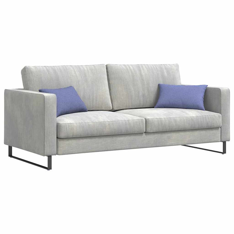 Vidaxl sofa kussens 2 st stof jeans blauw 50 x 30 cm
