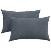 Vidaxl sofa kussens 2 stuks donkergrijs 50 x 30 cm cordstof - afbeelding 2