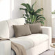 Vidaxl sofa kussens 2 stuks taupe 50 x 30 cm stof