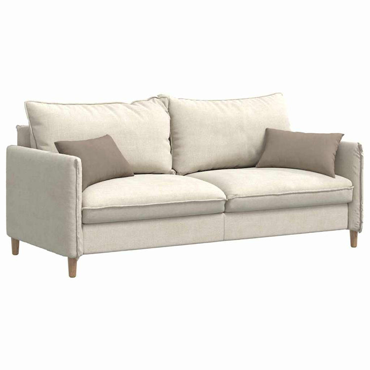 Vidaxl sofa kussens 2 stuks taupe 50 x 30 cm stof