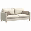 Vidaxl sofa kussens 2 stuks taupe 50 x 30 cm stof