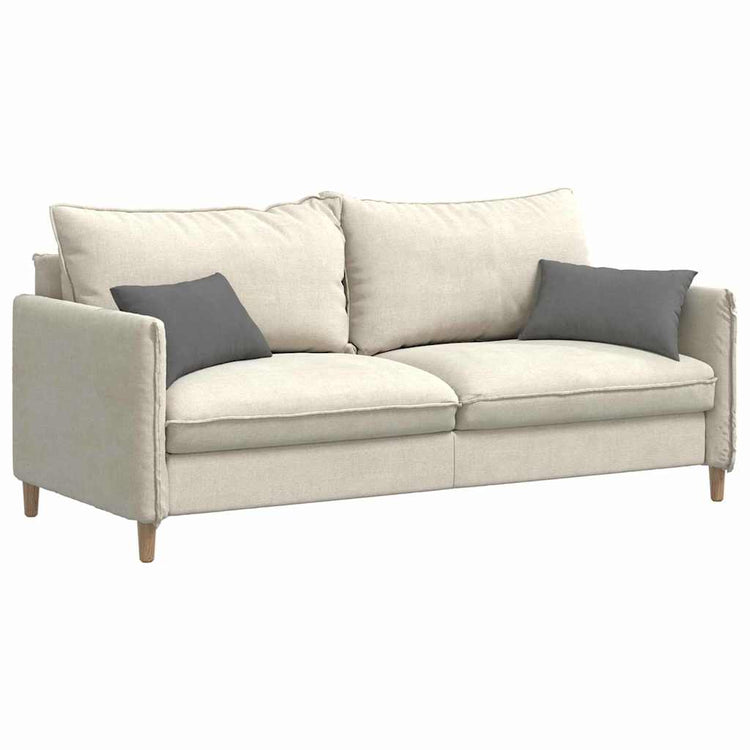 Vidaxl sofa kussens 2 st stof donkergrijs 50 x 30 cm